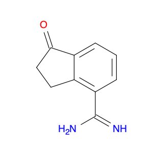1-Oxo-2,3-dihydro-1H-indene-4-carboximidamide
