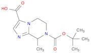 7-(tert-butoxycarbonyl)-8-methyl-5,6,7,8-tetrahydroimidazo[1,2-a]pyrazine-3-carboxylic acid