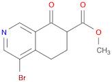 methyl 4-bromo-8-oxo-5,6,7,8-tetrahydroisoquinoline-7-carboxylate