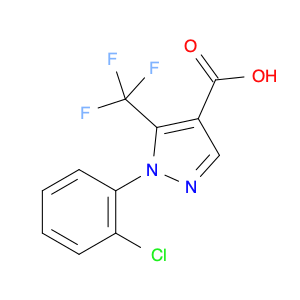 1-(2-Chlorophenyl)-5-trifluoromethyl-1H-pyrazole-4-carboxylic acid