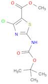 methyl 2-((tert-butoxycarbonyl)amino)-4-chlorothiazole-5-carboxylate