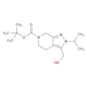 tert-Butyl 3-(hydroxymethyl)-2-isopropyl-4,5-dihydro-2H-pyrazolo[3,4-c]pyridine-6(7H)-carboxylate