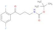 tert-butyl N-[4-(2,5-difluorophenyl)-4-oxo-butyl]carbamate