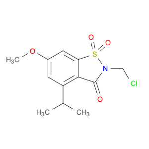 2-(Chloromethyl)-4-Isopropyl-6-Methoxybenzo[D]Isothiazol-3(2H)-One 1,1-Dioxide