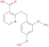 2-((2,4-dimethoxybenzyl)thio)nicotinic acid