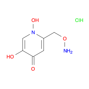 2-((aminooxy)methyl)-1,5-dihydroxypyridin-4(1H)-one hydrochloride