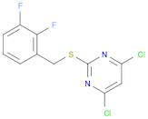 4,6-dichloro-2-((2,3-difluorobenzyl)thio)pyrimidine