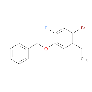 1-benzyloxy-4-bromo-5-ethyl-2-fluoro-benzene