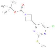 tert-butyl 3-(6-chloro-2-(methylthio)pyrimidin-4-yl)azetidine-1-carboxylate