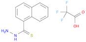 naphthalene-1-carbothiohydrazide 2,2,2-trifluoroacetate