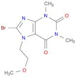 8-bromo-7-(2-methoxyethyl)-1,3-dimethylpurine-2,6-dione