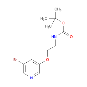 tert-butyl (2-((5-bromopyridin-3-yl)oxy)ethyl)carbamate