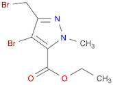 ethyl 4-bromo-3-(bromomethyl)-1-methyl-1H-pyrazole-5-carboxylate