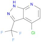 4-chloro-3-(trifluoromethyl)-1H-pyrazolo[3,4-b]pyridine