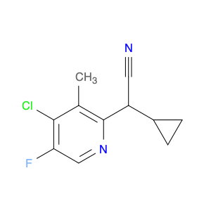 2-(4-chloro-5-fluoro-3-methylpyridin-2-yl)-2-cyclopropylacetonitrile