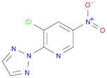 3-chloro-5-nitro-2-(2H-1,2,3-triazol-2-yl)pyridine