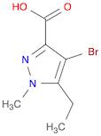 4-bromo-5-ethyl-1-methyl-1H-pyrazole-3-carboxylic acid