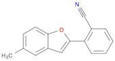 2-(5-methylbenzofuran-2-yl)benzonitrile