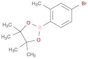 2-(4-bromo-2-methylphenyl)-4,4,5,5-tetramethyl-1,3,2-dioxaborolane