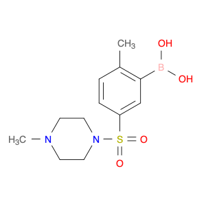 (2-METHYL-5-((4-METHYLPIPERAZIN-1-YL)SULFONYL)PHENYL)BORONIC ACID