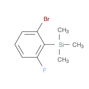 BENZENE, 1-BROMO-3-FLUORO-2-(TRIMETHYLSILYL)-