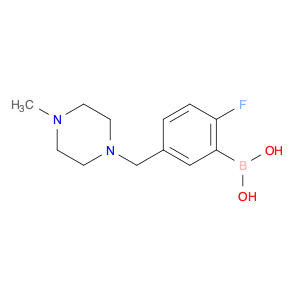 (2-FLUORO-5-((4-METHYLPIPERAZIN-1-YL)METHYL)PHENYL)BORONIC ACID