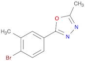 2-(4-BROMO-3-METHYLPHENYL)-5-METHYL-1,3,4-OXADIAZOLE