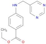 ETHYL 4-((PYRIMIDIN-5-YLMETHYL)AMINO)BENZOATE