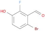 6-BROMO-2-FLUORO-3-HYDROXYBENZALDEHYDE