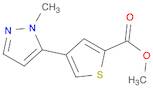 METHYL 4-(1-METHYL-1H-PYRAZOL-5-YL)THIOPHENE-2-CARBOXYLATE