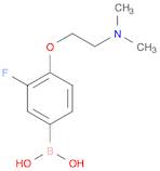 (4-(2-(DIMETHYLAMINO)ETHOXY)-3-FLUOROPHENYL)BORONIC ACID