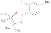 2-(2-Fluoro-4-methylphenyl)-4,4,5,5-tetramethyl-1,3,2-dioxaborolane