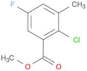 Methyl 2-chloro-5-fluoro-3-methylbenzoate