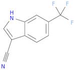 6-(Trifluoromethyl)-1H-indole-3-carbonitrile