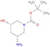 (3R,5S)-3-Amino-5-hydroxy-piperidine-1-carboxylic acid tert-butyl ester