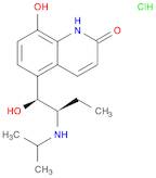 2(1H)-Quinolinone,8-hydroxy-5-[(1R,2S)-1-hydroxy-2-[(1-methylethyl)amino]butyl]-,monohydrochloride…