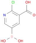 5-Borono-2-chloro-pyridine-3-carboxylicacid