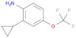 2-Cyclopropyl-4-(trifluoromethoxy)aniline