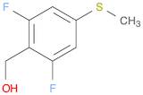 (2,6-Difluoro-4-methylsulfanyl-phenyl)methanol