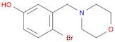 4-(2-Bromo-5-hydroxybenzyl)morpholine