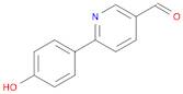 2-(4-HYDROXYPHENYL)PYRIDINE-5-CARBOXALDEHYDE