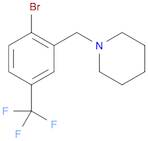 1-[[2-bromo-5-(trifluoromethyl)phenyl]methyl]-piperidine