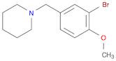 1-[(3-Bromo-4-methoxy-phenyl)methyl]piperidine