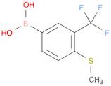 4-Methylthio-3-(Trifluoromethyl)Phenylboronic Acid