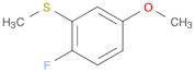 Benzene, 1-fluoro-4-methoxy-2-(methylthio)-