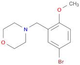 4-[(5-Bromo-2-methoxyphenyl)methyl]morpholine