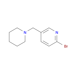 Pyridine, 2-bromo-5-(1-piperidinylmethyl)-