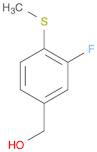 [3-fluoro-4-(methylsulfanyl)phenyl]methanol