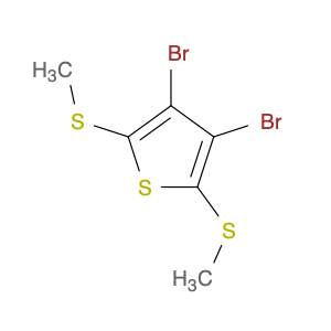 Thiophene, 3,4-dibromo-2,5-bis(methylthio)-