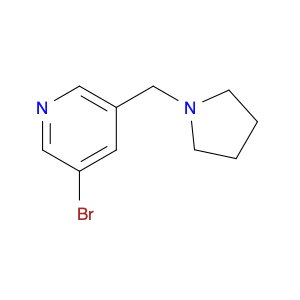 3-Bromo-5-(pyrrolidin-1-ylmethyl)pyridine